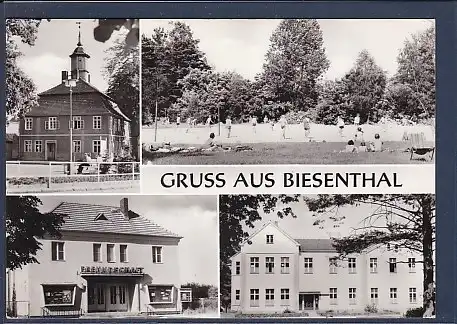 AK Gruss aus Biesenthal 4.Ansichten 1978