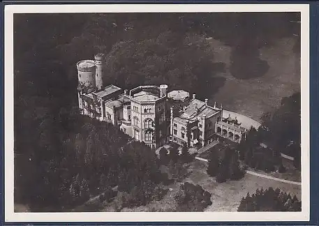 AK Schloss Babelsberg bei Potsdam Luftbild 1940