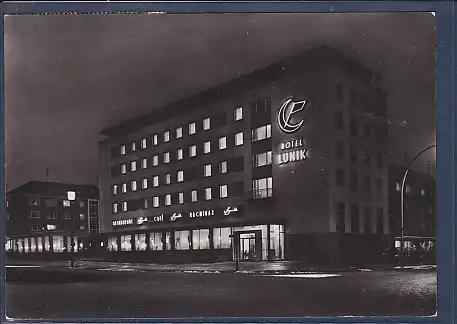 AK Eisenhüttenstadt HOG Hotel Lunik 1965