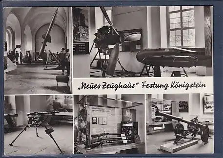 AK Neues Zeughaus Festung Königstein 5.Ansichten 1975