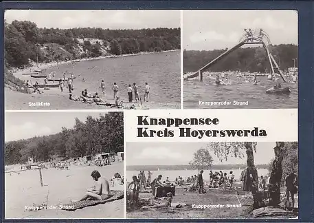 AK Knappensee Kreis Hoyerswerda 4.Ansichten 1978