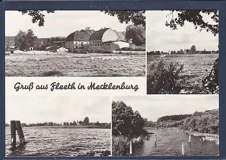 AK Gruß aus Fleeth in Mecklenburg 4.Ansichten 1977