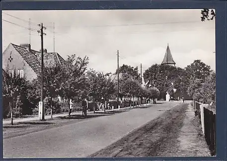 AK Klietz ü. Schönhausen Rathenow Straße 1967