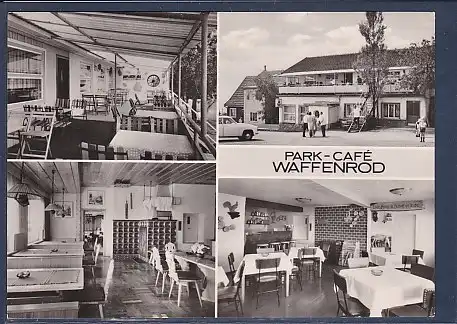 AK Park - Cafe Waffenrod Hinterrod 4.Ansichten 1973