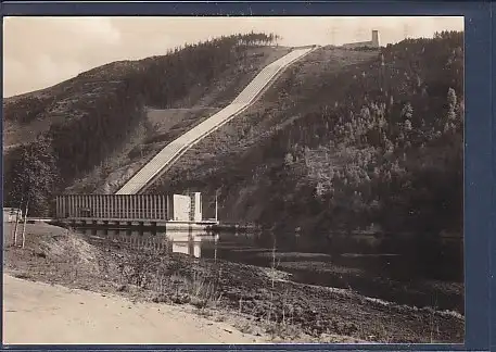 AK Hohenwartetalsperre ( Kr. Saalfeld) Pumpspeicherwerk 1968