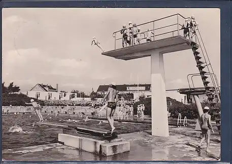 AK Ronneburg Sommerbad Sprunganlage 1976