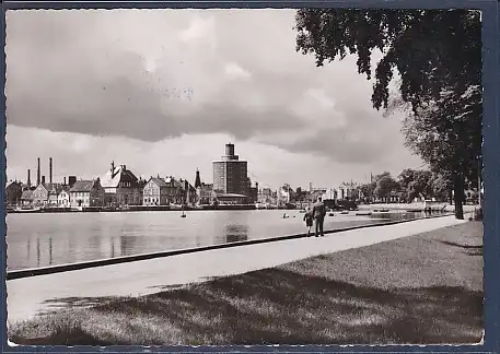 AK Ostseebad Eckernförde Blick von der Barbyer Promenade 1960