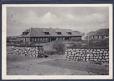 AK Hamburger Jugendferienheim Puan Klent auf Sylt Jungen Wohnhaus 1951