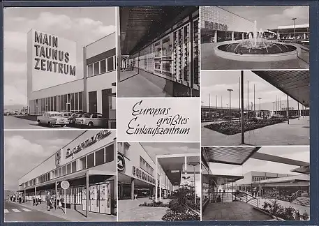 AK Europas größtes Einkaufszentrum 7.Ansichten Frankfurt - Wiesbaden 1968