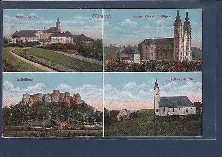 AK Maintal 4.Ansichten Schloß Banz 1920