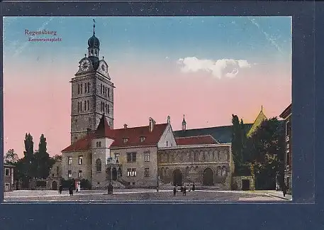 AK Regensburg Emmeramsplatz 1919