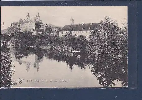 AK Freising Partie an der Moosach 1906