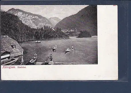 AK Königsee Einfahrt 1900