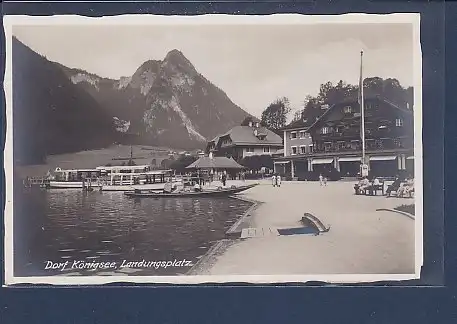 AK Dorf Königsee Landungsplatz 1940