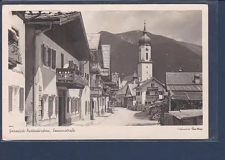 AK Garmisch Partenkirchen Sonnenstraße 1940