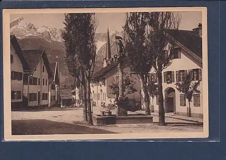 AK Partenkirchen Floriansplatz 1927
