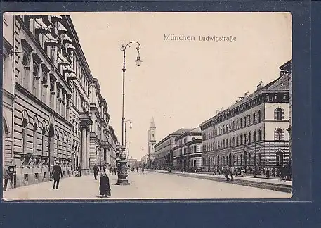 AK München Ludwigstraße 1920