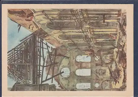 AK Michaelskirche in München das 1944 zerstörte Schiff