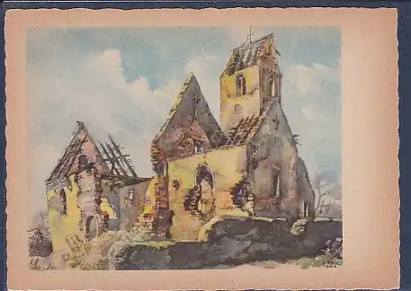 AK Alte St. Georgskirche im München Milbertshofen Gotischer Bau des frühen 15.Jahrhunderts Zerstört 1944