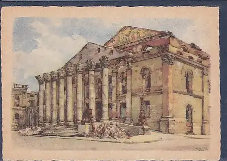 AK Hoftheater erbaut von Klenze 1823-25 zerstört Dezember 1944
