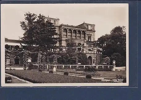 AK Stuttgart Villa Berg 1932