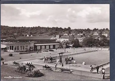 AK Mühlacker Badplatz 1963