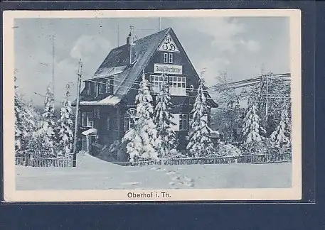 AK Oberhof i. Th. Jugendherberge 1928