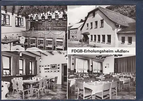 AK FDGB Erholungsheim Adler Pappenheim 4.Ansichten 1984