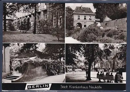 AK Berlin Städt. Krankenhaus Neukölln 4.Ansichten 1960