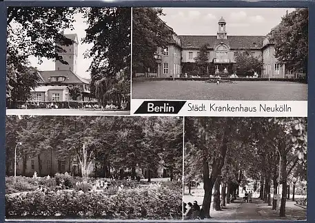 AK Berlin Städt. Krankenhaus Neukölln 4.Ansichten 1960