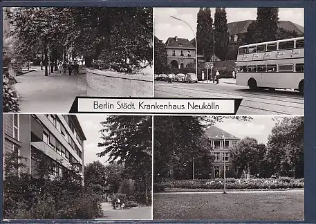 AK Berlin Städt. Krankenhaus Neukölln 4.Ansichten 1960