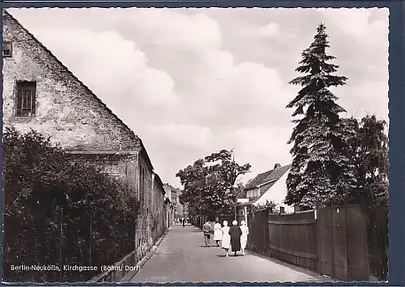 AK Berlin Neukölln Kirchgasse ( Böhm. Dorf) 1960
