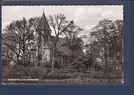 AK Berlin Britz Alte Dorfkirche 1960