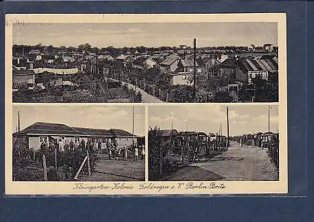 AK Kleingarten Kolonie Goldregen e.V. Berlin Britz 3.Ansichten 1940
