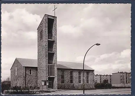 AK Berlin Britz  ev. Kirche Hephatha 1960
