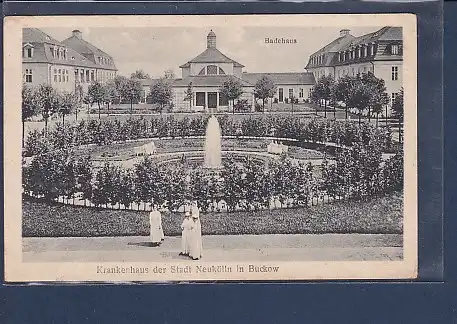 AK Krankenhaus der Stadt Neukölln in Buckow 1918