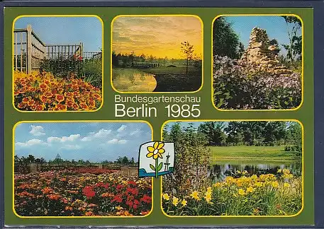 AK Bundesgartenschau Berlin 1985 5.Ansichten