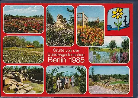AK Grüße von der Bundesgartenschau Berlin 1985 8.Ansichten