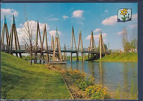 AK Bundesgartenschau Berlin 1985 Rhizomatische Brücke