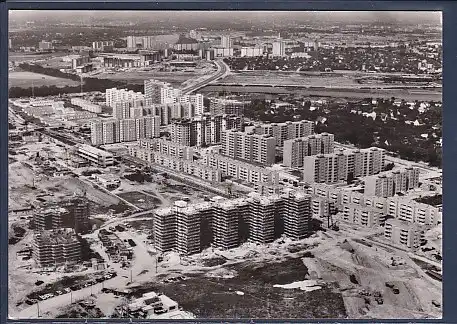 AK Berlin Wohnsiedlung im Bau Britz Buckow Rudow 1967