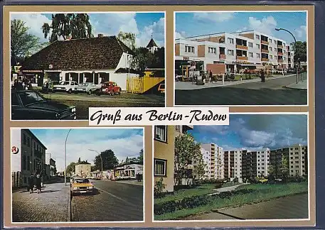 AK Gruß aus Berlin Rudow 4.Ansichten 1970