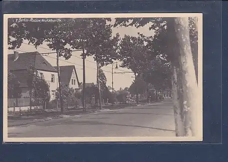 Foto AK 7. Berlin Rudow Neuköllner Str. 1940