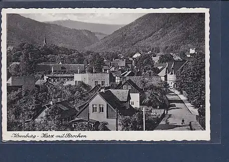 AK Ilsenburg Harz mit Brocken 1936