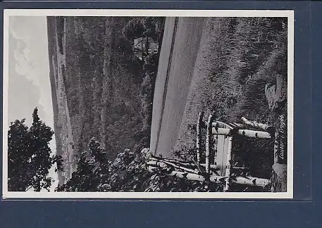 AK Lauter i. Erzgeb. Partie am Burckhardtswald mit Blick nach dem Erholungsheim 1940