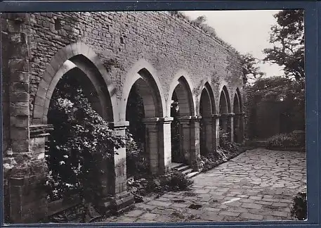 AK Memleben ( Kr. Nebra)  Klosterruine ( unter Denkmalschutz) 1985