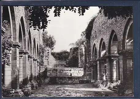 AK Memleben ( Kr. Nebra) Klosterruine ( unter Denkmalschutz) 1985