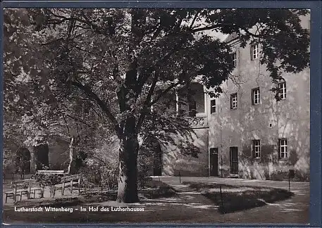 AK Lutherstadt Wittenberg - Im Hof des Lutherhauses 1963