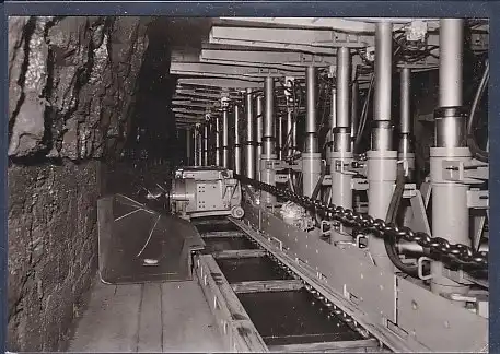 AK Bergbau Museum Bochum Anschauungsbergwerk Walzenladerstreb mit schreitendem Ausbau 1975