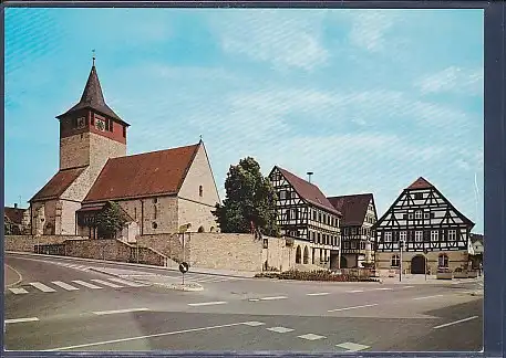 AK Winterbach im Remstal Frühgotische Michaelskirche und 3 Rathäuser 1970