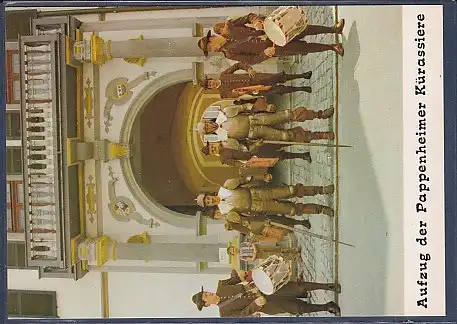 AK Aufzug der Pappenheimer Kürassiere Solnhofen 1970